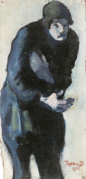 Theo van Doesburg Beggar. oil painting image